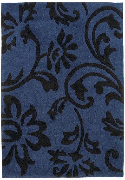 Hand tufted carpet floral design