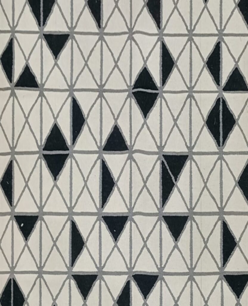 Dhurrie rug modern interior design