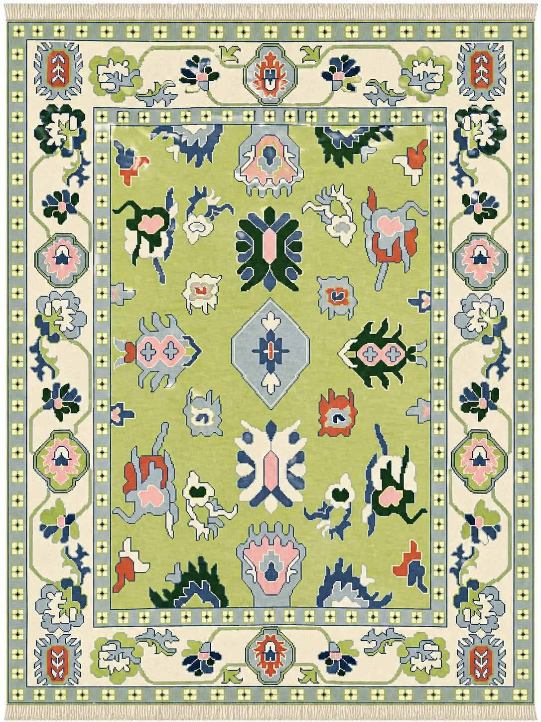 Oushak Hand-knotted carpet